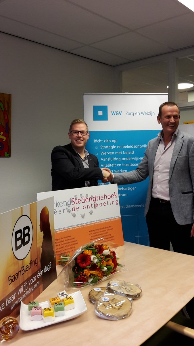 Baanbieding's tweet photo. @WS3H en @WGVZorgWelzijn gaan samenwerken met Baanbieding. #intersectoraleuitwisseling. https://t.co/ZYC8yXbd3s