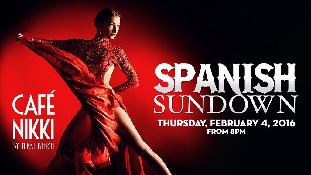 CafeNikkiFR's tweet photo. Join us @CafeNikkiFR this Thursday from 8pm as we #celebrate our three locations in #Spain #NikkiBeach style! https://t.co/xdrwwprECU