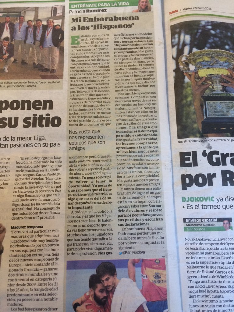 GedeonGuardiola's tweet photo. Muchas gracias por las palabras de apoyo @Patri_Psicologa, el secreto esta en el grupo humano. https://t.co/R0R0fJMnUB