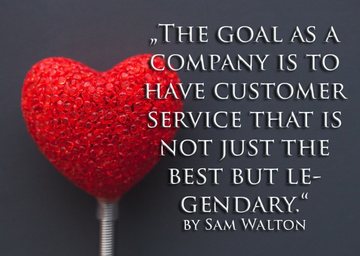 getreplygo's tweet image. &quot;The goal as a company is to have customer service that is not just the best but legendary.&quot; by Sam Walton
#customer
