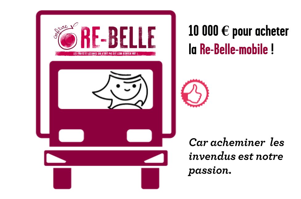 Pour nous aider, faites un bit.ly/vote-re-belle pour 10 000€ et acheter un camion sauveur de fruits #MonIdeeFab