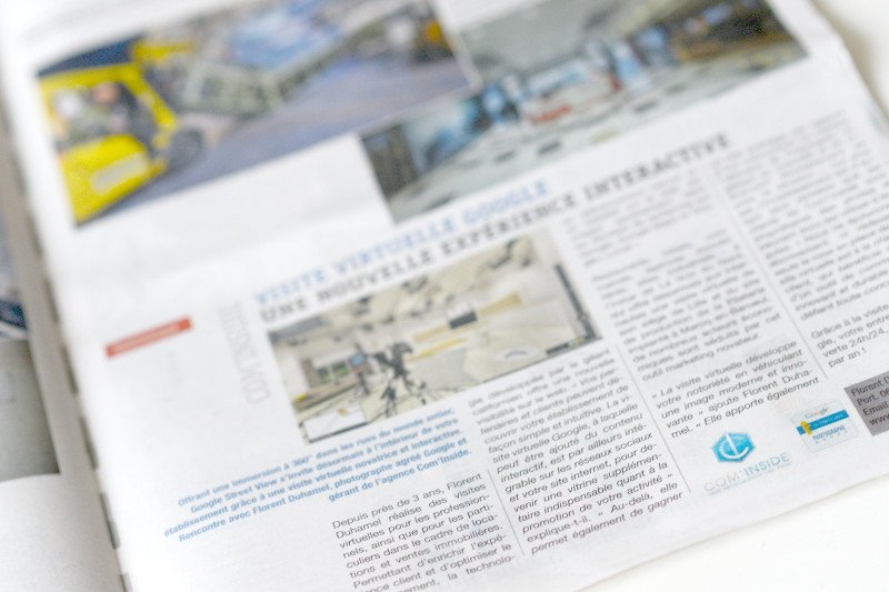 PUBLICITAY's tweet image. La visite virtuelle de @cominsidepro est dans le supplément de @lavoixdunord aujourd'hui bit.ly/1PcGS90 !