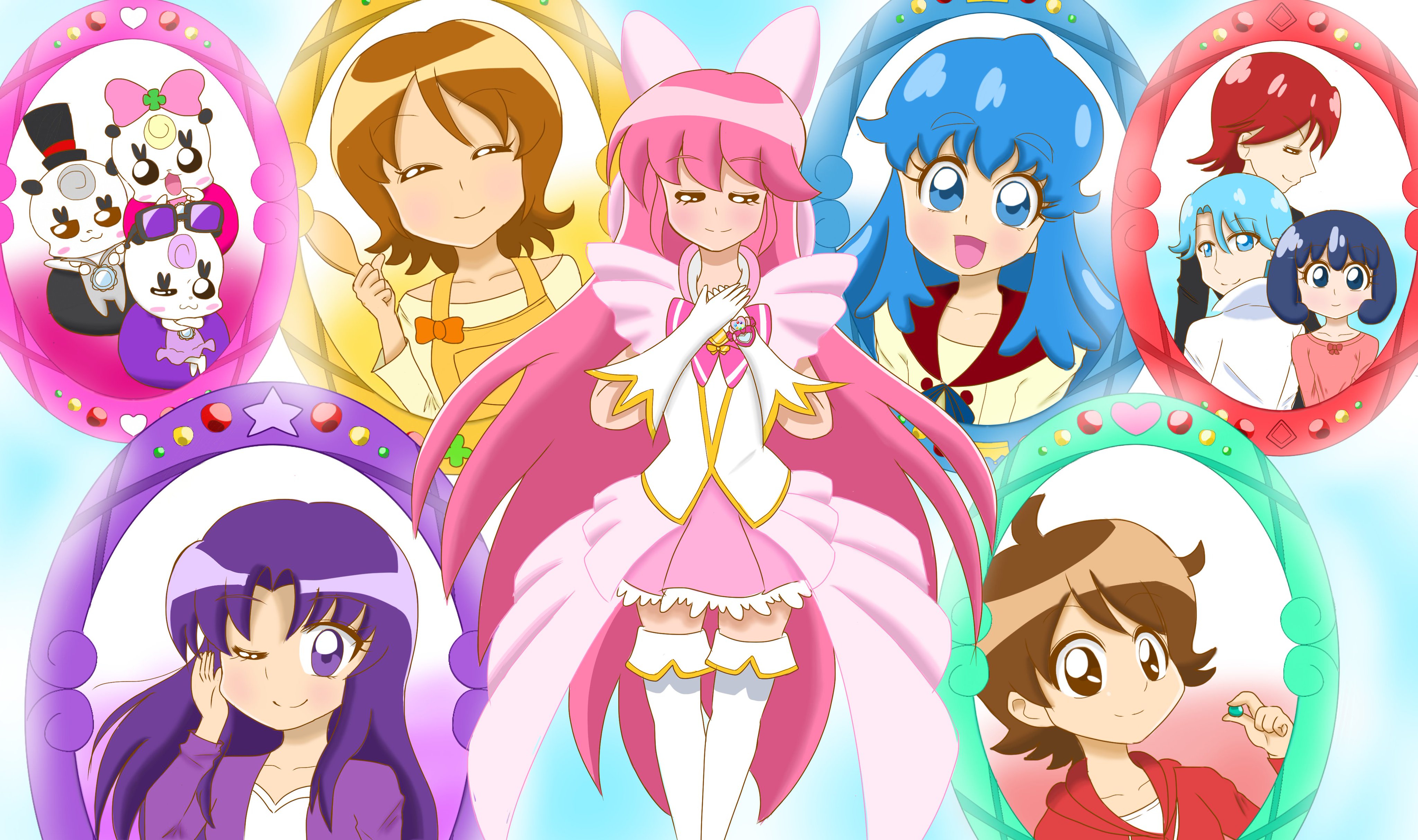 稲陸 今日2月2日は ハピネスチャージプリキュア の放送日からちょうど2年 最終回 からは約1年経ったことになります というわけで記念イラストを描きました これからもハピネスチャージは無敵なんだから T Co Kycgjxfnxi Twitter