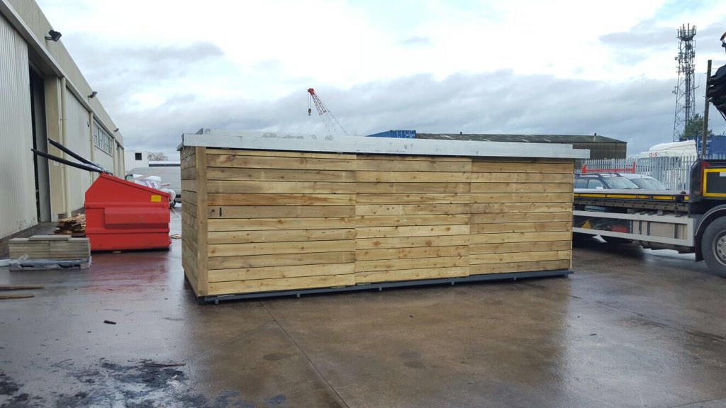 AbleModular's tweet image. We&apos;re getting lots of requests for softwood cladding. Outdoors storage that fits in with nature #amazingspaces