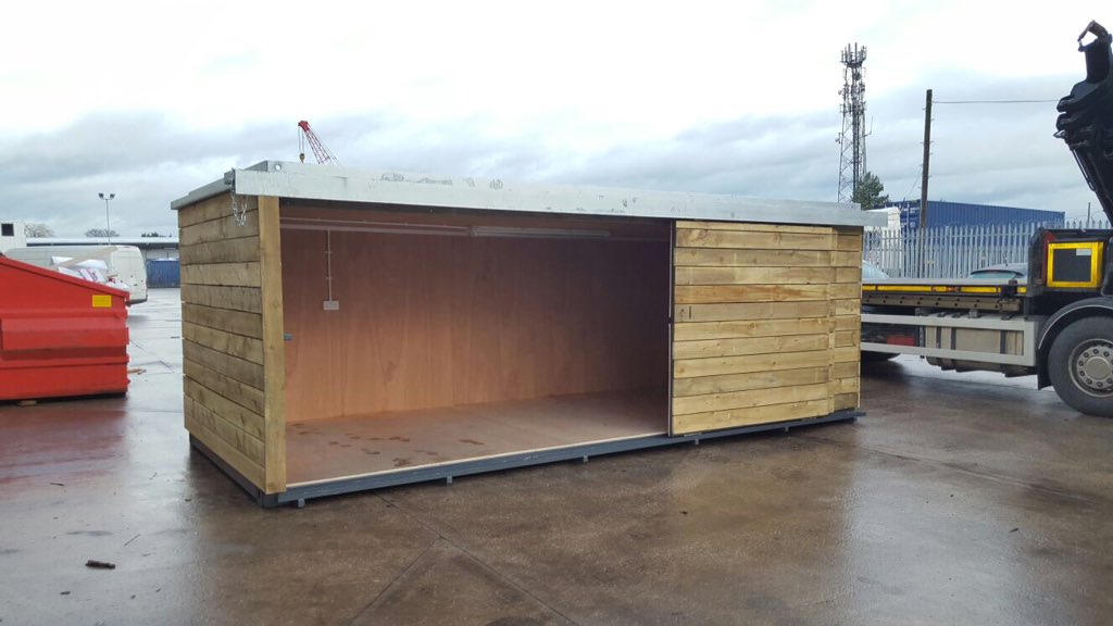 AbleModular's tweet image. We&apos;re getting lots of requests for softwood cladding. Outdoors storage that fits in with nature #amazingspaces