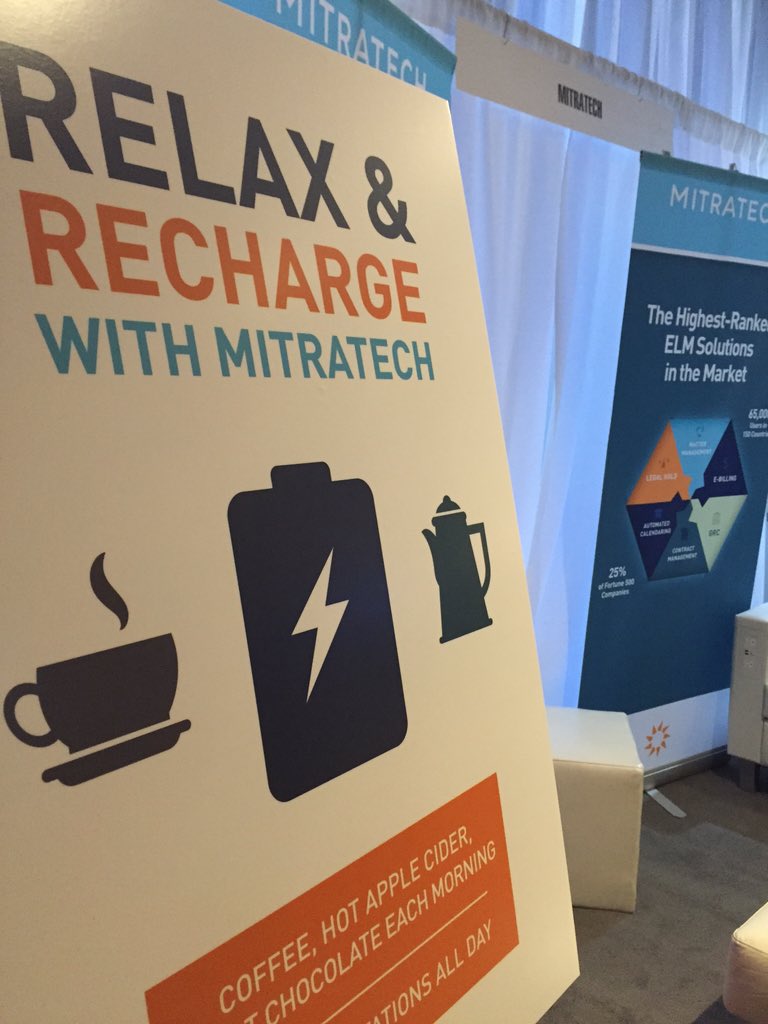 MitratechLegal's tweet photo. We are ready for the 1st day of @LegalTechShow to begin this morning! #LegalTechShow #legaltechny booth #334 & #1995 https://t.co/ykOzbY0CeW