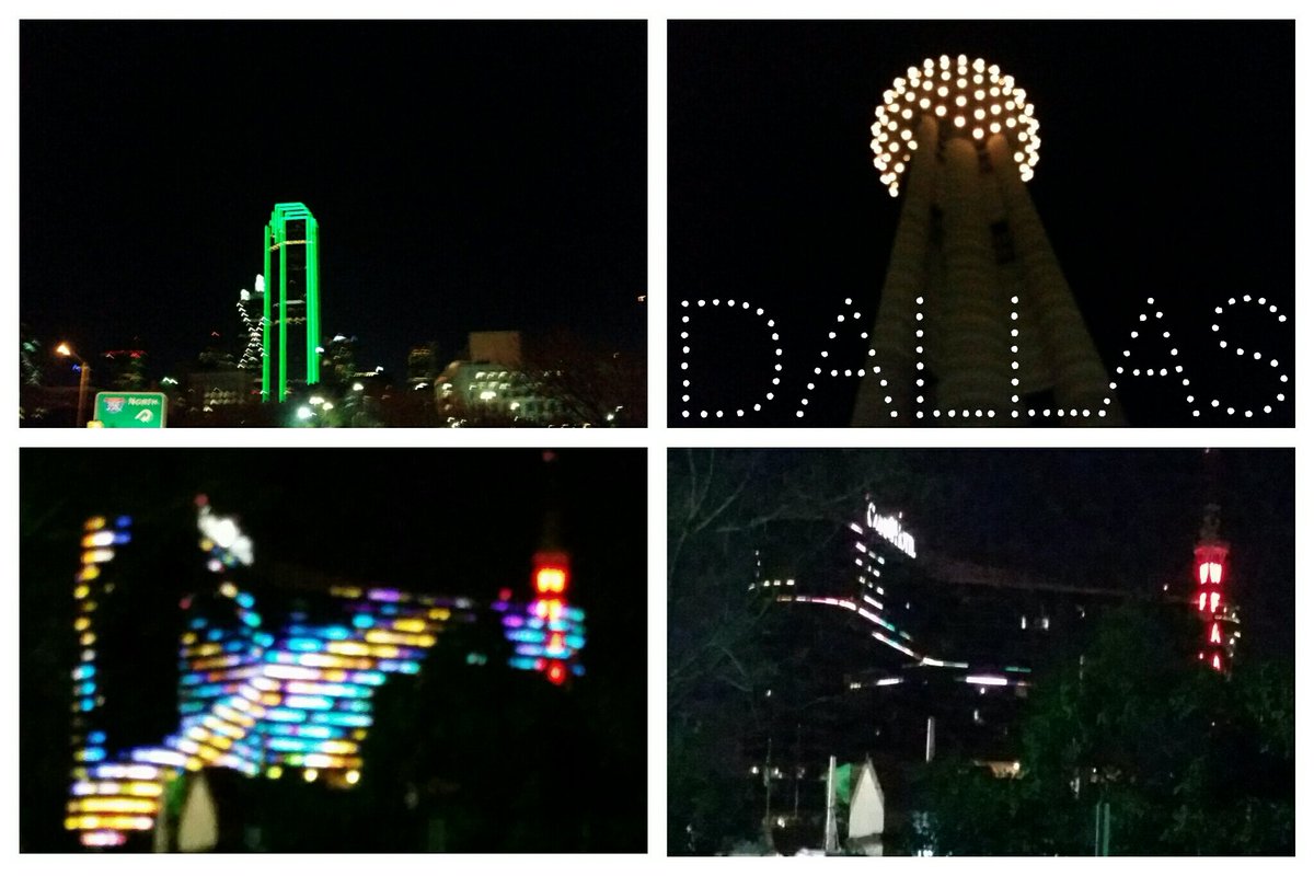 Pitcrewprincess's tweet photo. The 6:30am view of Downtown Dallas is beautiful. #lights #33of366 https://t.co/tNmKBJUjJ2