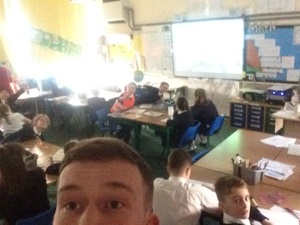 StPetersRCPlymo's tweet photo. @astro_timpeake @Y3StPetersRC engrossed in a historic event! #CosmicClassroom #interplanetaryvibes #Cosmic https://t.co/u989kOTIFU