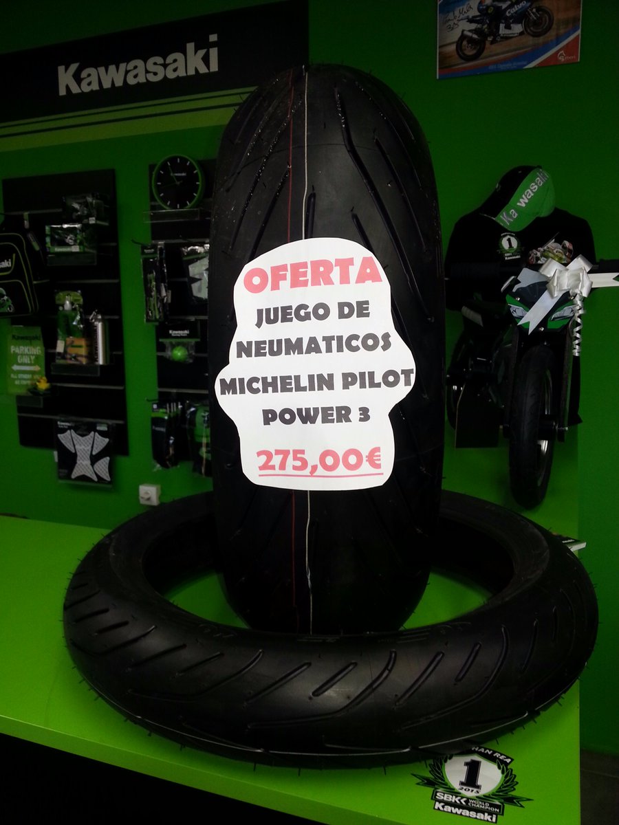 marcosenergyac1's tweet image. Nuestra oferta de neumáticos hasta fin de existencias!!!!!
#MICHELIN #PILOTPOWER3 #MARCOSENERGYBIKE