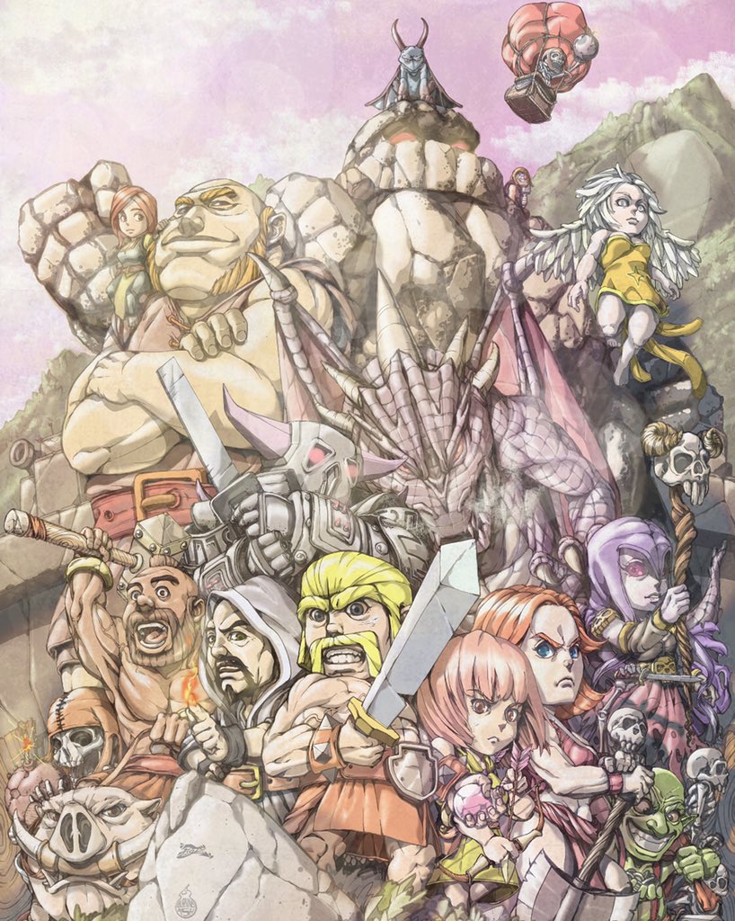 notz41's tweet photo. #drawing @ClashofClans for the official exhibition in Korea. #클래시오브클랜 #아트 전시작

#game #coc #clashofclans #게임 #클래시오브클랜 https://t.co/scQ1jOEMQd