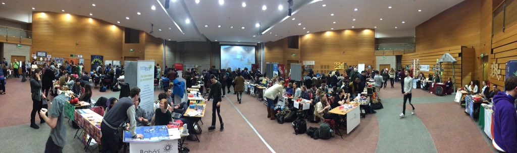 UCDstudents's tweet photo. Time to hit astra hall for #refreshersday your chance to get involved! All clubs and societies are on display https://t.co/CrZBMDdcP0