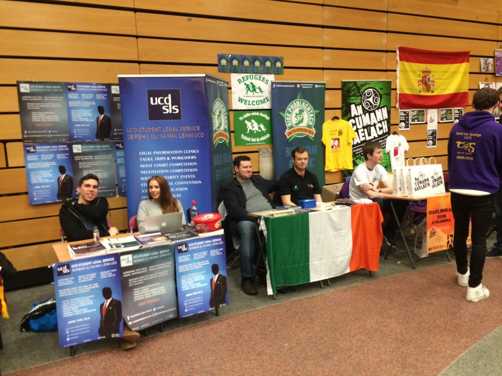 UCDstudents's tweet photo. Time to hit astra hall for #refreshersday your chance to get involved! All clubs and societies are on display https://t.co/CrZBMDdcP0