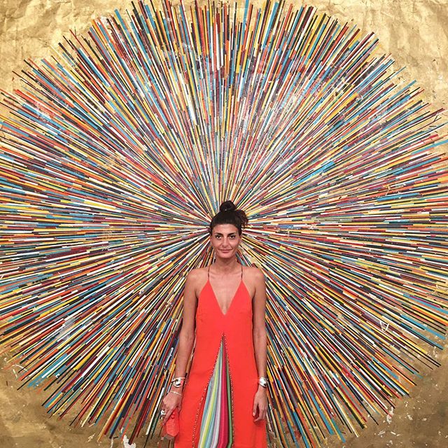 MaryKatrantzou's tweet photo. Flashback | @Bat_Gio wearing #RE16 Acer Dress to Art Basel in Miami | https://t.co/QHaRWmvmpG https://t.co/Oge1NQMzB0