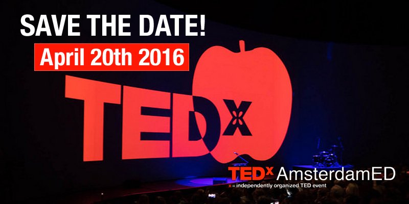 TEDxAmsterdamED's tweet image. Date: ✔ Inspiring theme: ✔ Great venue: ✔ Will you be at the next TEDxAmsterdamED event? bit.ly/203x5qV