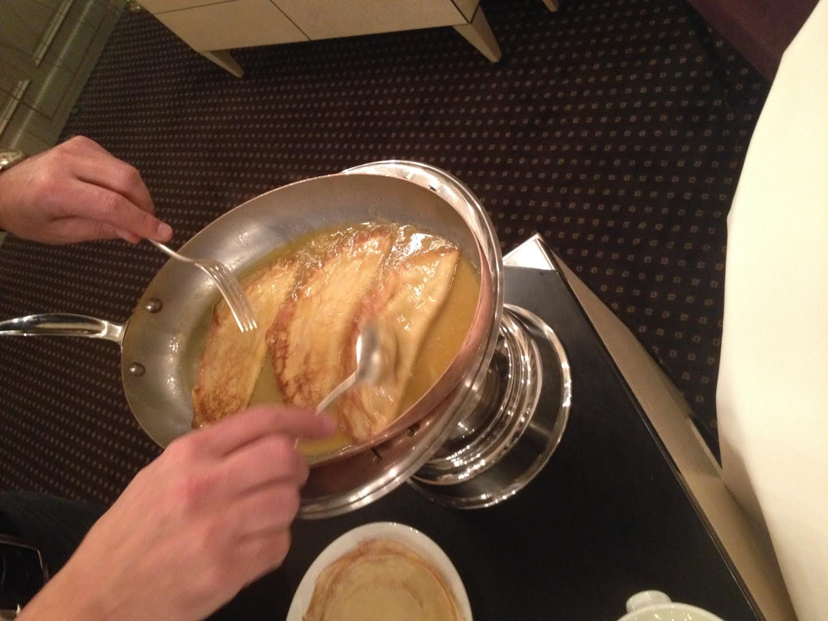 Aujourd'hui , la crêpe flambée est à l'honneur chez la Mère Brazier ! 
#chandeleur #gastronomie <a href="/lamerebrazier/">La Mère Brazier</a>