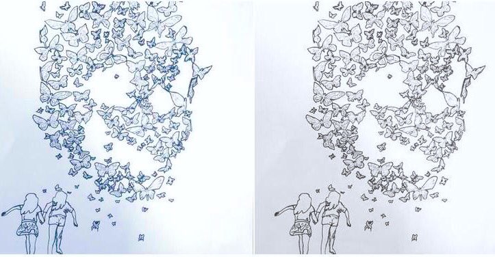 Crista51's tweet photo. The beginning sketches of my new tattoo design. What do you think? https://t.co/FzafNFZYPC