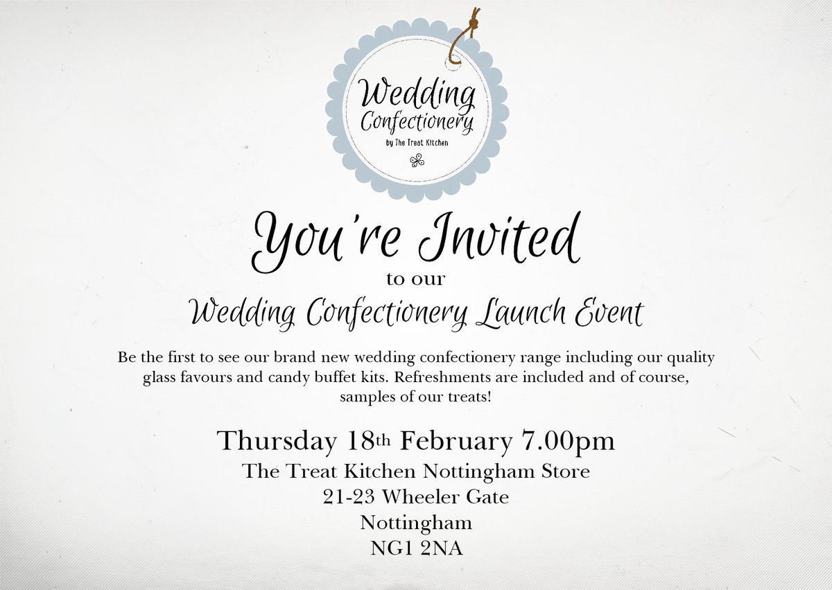 Are you coming to our Wedding Range launch event ? #rt