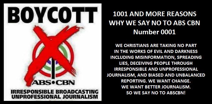 PristineTruth's tweet photo. Please view and share:
1001 and More Reasons Why We say NO to ABS CBN Number 0001
https://t.co/NUV91XofQv https://t.co/5Pfx0oCrtj