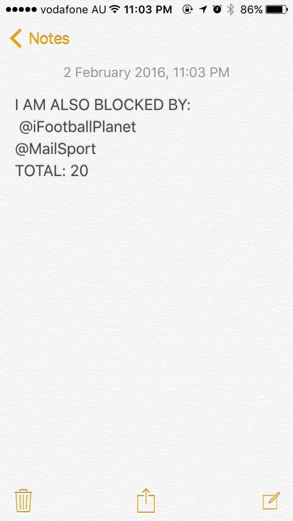 Stop_ClickBait's tweet image. We've done it we've hit the the big 20, @MailSport are the 20th account to block me