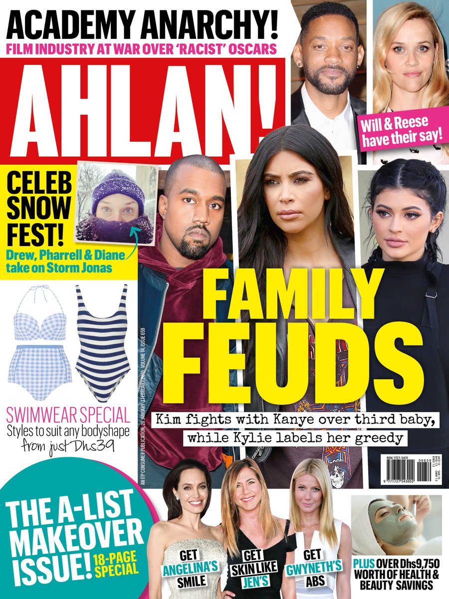 AhlanLive's tweet photo. It's the A-list Makeover issue with all the celeb cheats to beat ageing and weight gain. RETWEET TO WIN perfume+bag https://t.co/hDqLQw0PL6