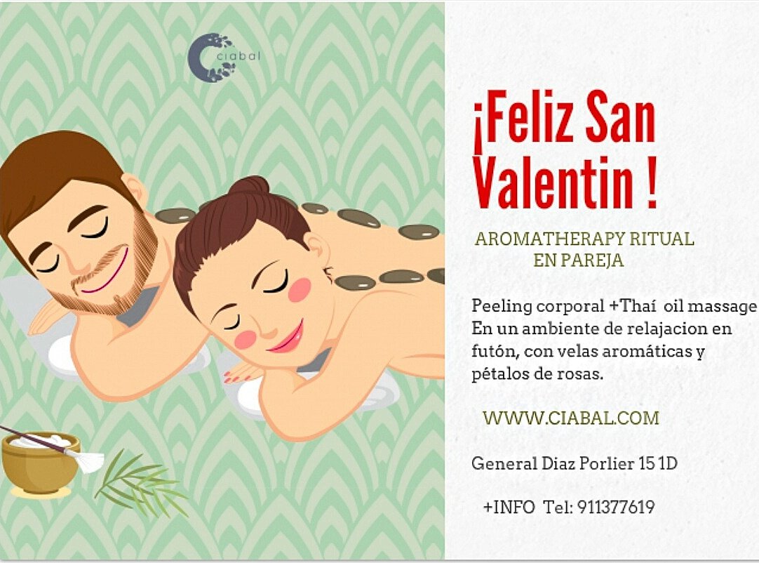 Es el mes del amor y en <a href="/ciabalwellness/">Ciabal</a> te ofrecemos tratamientos para dos 💑🌹👭🌹👬 Aromatherapy Ritual en pareja 🌹