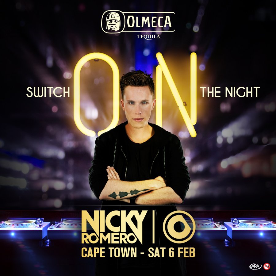 Dutch sensation, <a href="/nickyromero/">Nicky Romero</a> is heading back to South Africa for the third time!

#SwitchOnTheNight this Saturday!