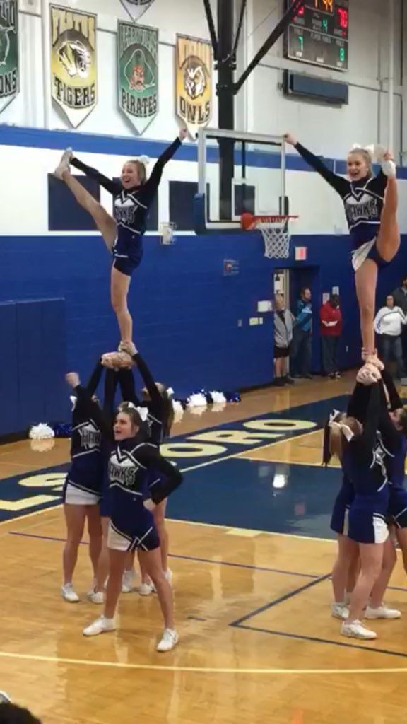ToriHalley's tweet photo. It's game day💙🏀😈 
#beatthedragons https://t.co/gdY9F3wXoS