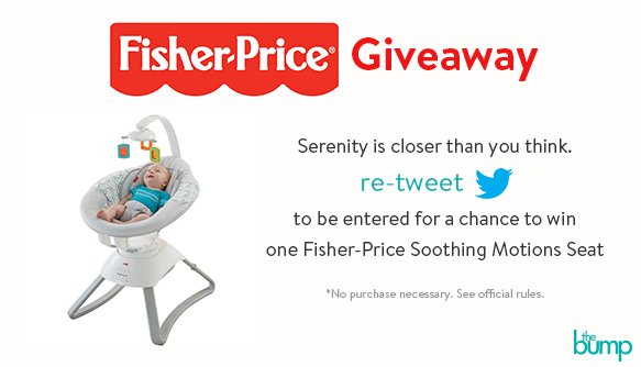 Sweet serenity is closer than you think. RT today for the chance to win a Soothing Motions Seat from <a href="/FisherPrice/">Fisher-Price®</a>!
