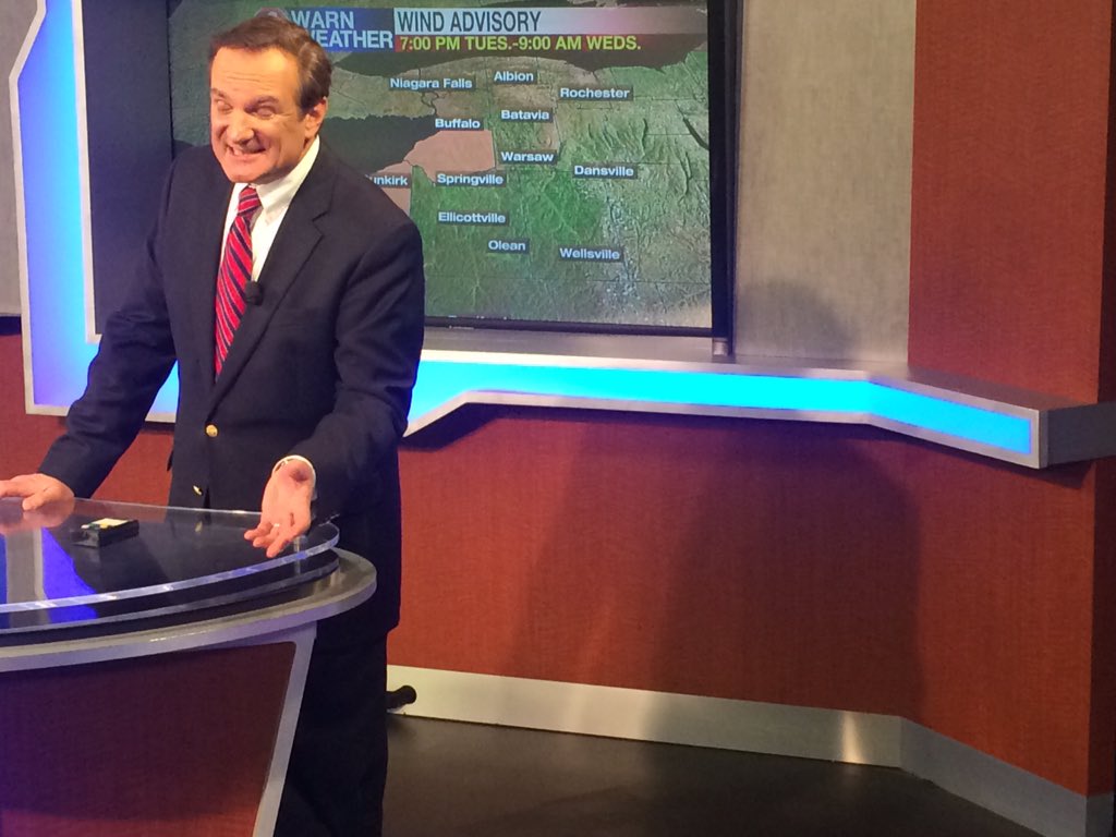TeresaWeakley's tweet photo. See that? It's @mikecejka4 shadow, he's #prognosticating #sixMoreWeeks of winter @news4buffalo @JordanNews4 https://t.co/2xQr92gulS