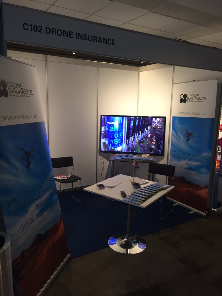 InsuranceDrone's tweet photo. Come see us at stand C102 at the UAV conference in The Hague, Holland #uav #droneinsurance #thefuture https://t.co/I4GZuMKChC