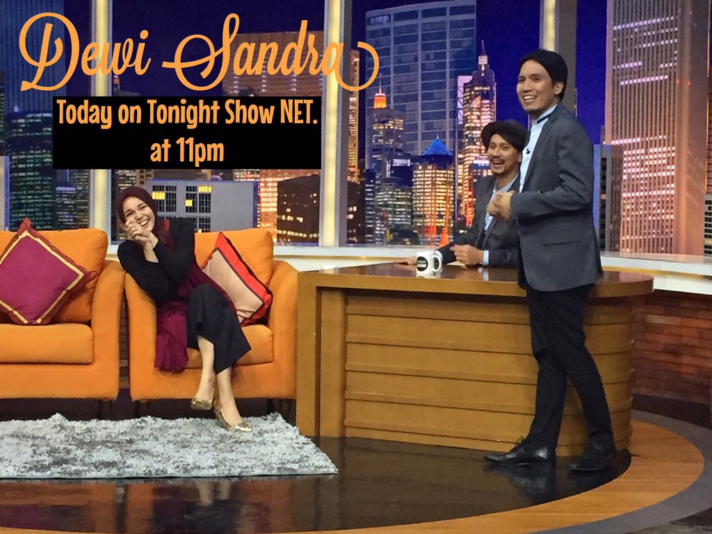Jangan lupa ramaikan malam ini di <a href="/TonightShow_NET/">Tonight Show NET.</a> ada <a href="/dewisandra/">dewi sandra killick</a> 😊