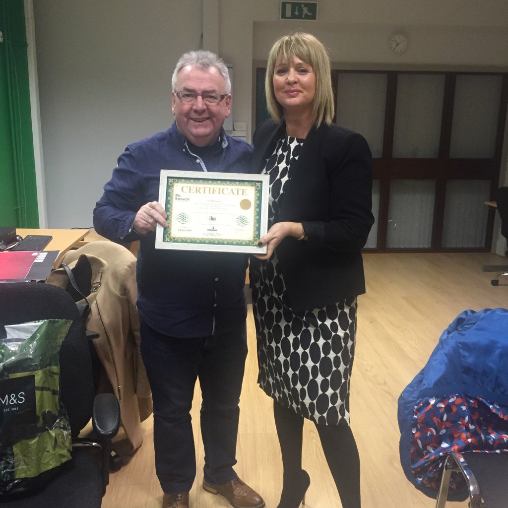 McStravickInst's tweet photo. @irenesherry congrats to Jim McGivern who graduated as Personal Community Coach with @McStravickInst yesterday. https://t.co/k1WM3ZIk0l