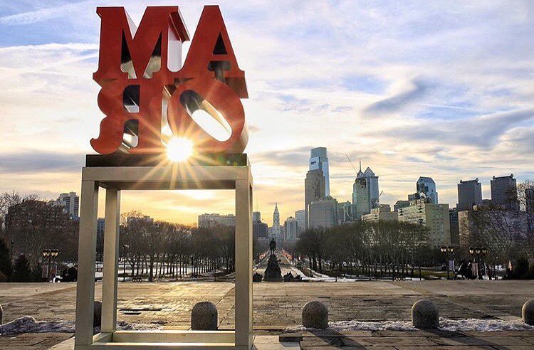philamuseumart's tweet photo. "My goal is that LOVE should cover the world." - #RobertIndiana #AmorPhilly #repost Photo … https://t.co/z6bNNF5vUD https://t.co/K2I8WTY1xG