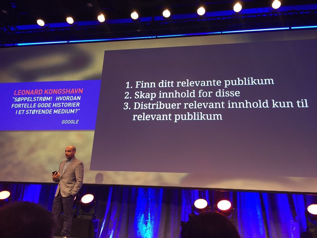 #somed2015:
1: Finn irrelevant publikum
2: Dropp innhold
3: Vær generelt irrelevant

Nytt år. Nye ideer:
#somed2016