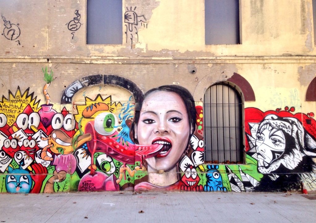 BienCuadrado's tweet photo. Z one, mow show, miss chief, kona @konaire V.B. #graffiti #streetart https://t.co/7z15Ozj9Pc