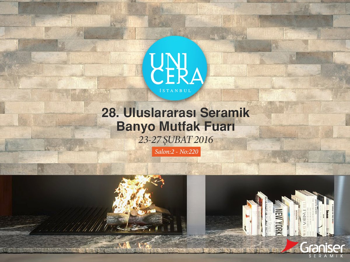 23-27 Şubat tarihlerinde Unicera Fuarı’ndayız! Yeni tasarımlarımızı görmeniz için standımıza bekliyoruz.#unicera