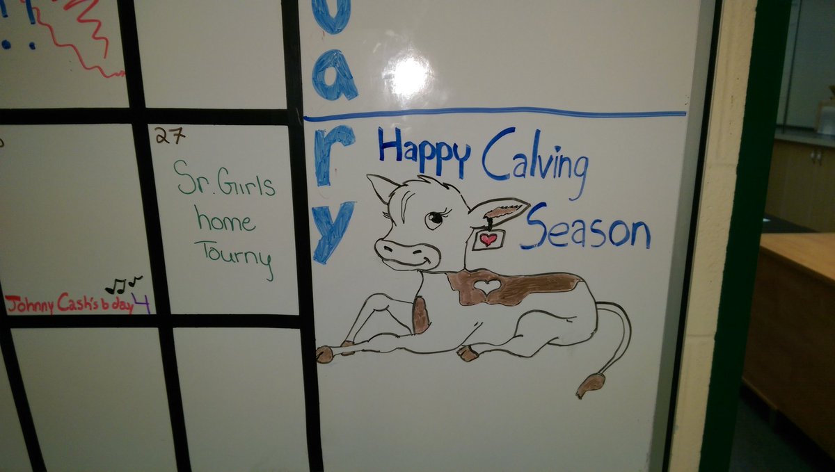 #ruraleducation our school calendar by SLT gotta love small town sask