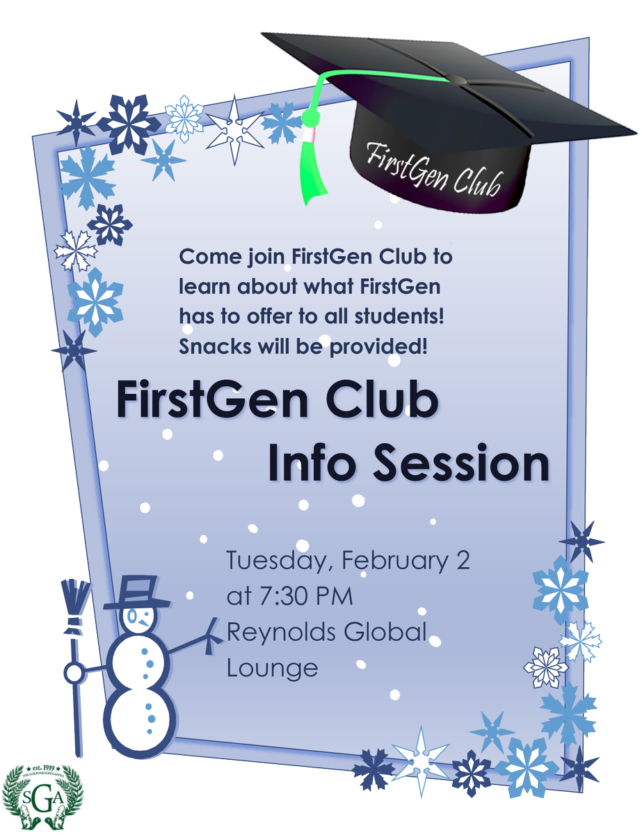 firstgenbabson's tweet image. We'll be having our 1st info session tonight @ 7:30 pm! Come get some free donuts and chat with us!