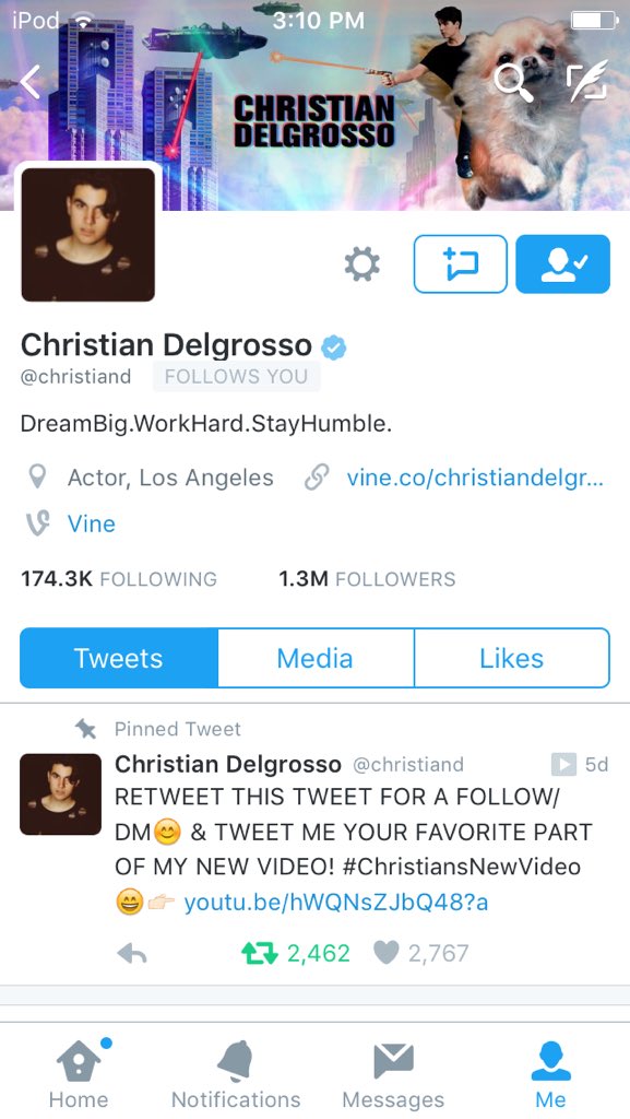 Its_tori_tho's tweet photo. OH my thanxx @christiand for following me been waiting for this 🙃♥️ https://t.co/qv9Bkkdl5J