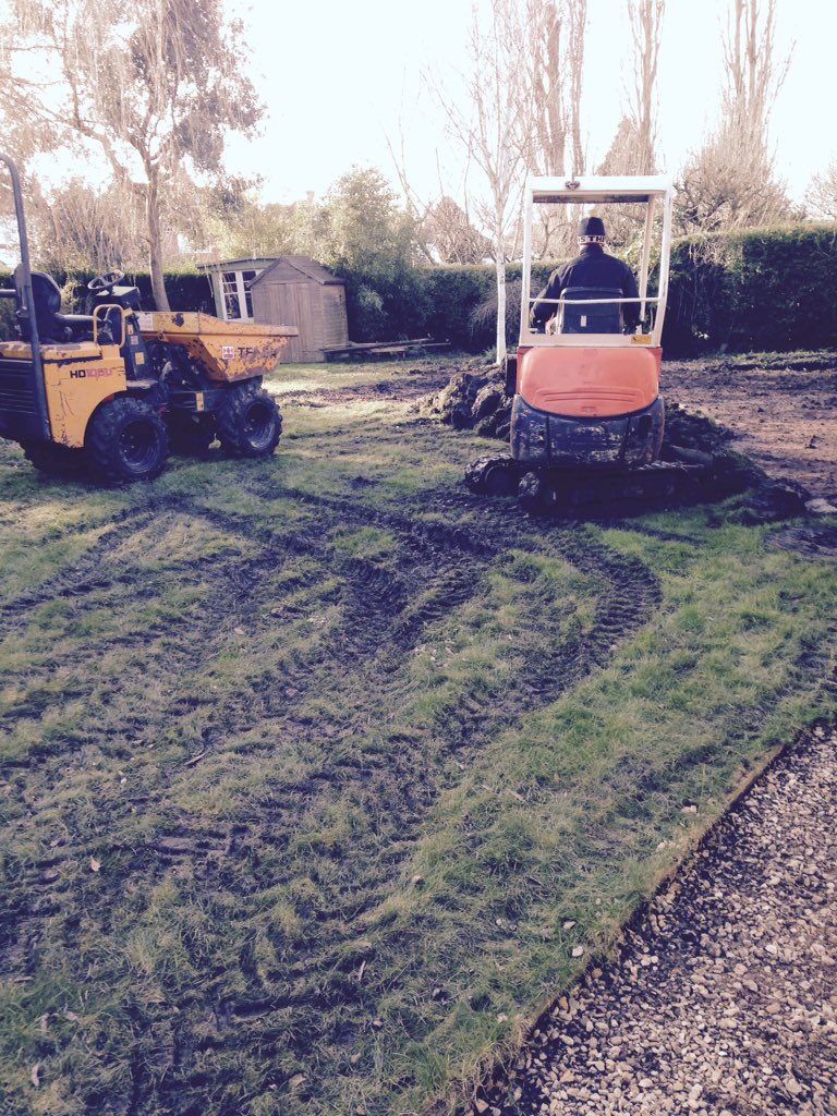 GQgardens's tweet photo. Good to be on site today starting a new project in Leicester! Keep an eye out for progress shots! https://t.co/SeJthjRo3Y