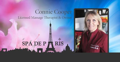 MassageByConnie's tweet image. @spadeparis BIO at Spa de Paris Licensed Massage Therapist &amp;amp;  Owner spadeparis.com/connie-cooper-… @spadeparis1