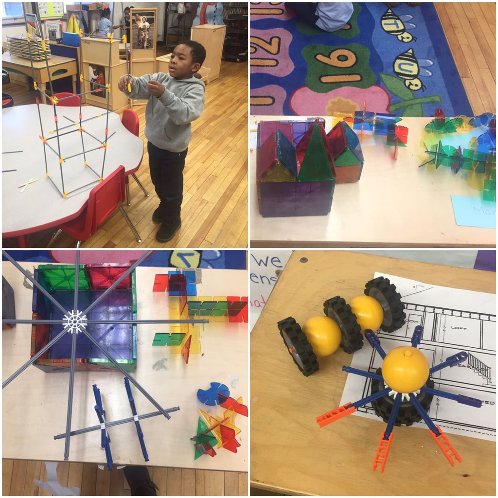 We can create things using a variety of deals different materials! #pre-k #buildingstudy  <a href="/TiltonSTEM/">Tilton Elementary</a>