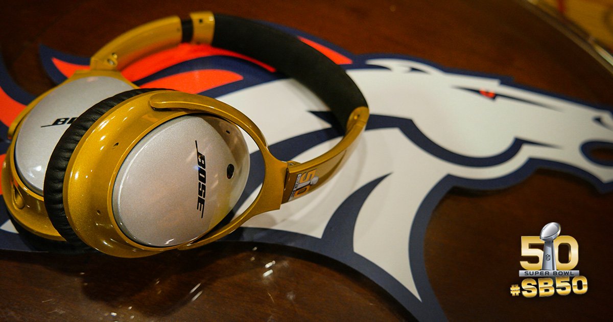Follow us and RT this for a chance to win these #SB50 <a href="/Bose/">Bose</a> headphones! We'll choose a random winner!