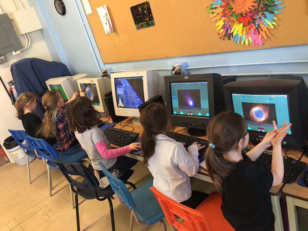 Classe_Brigitte's tweet image. Ça compte vite du côté des filles! #TuxMath