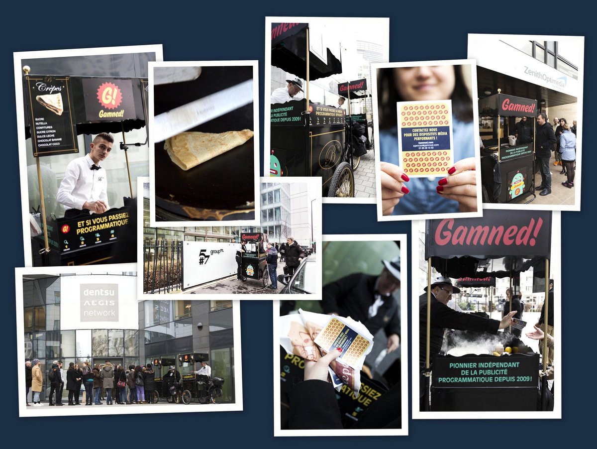 Gamned's tweet photo. Street Marketing goes Programmatic !
#chandeleur #paris #sweet #programmatic https://t.co/ZIP7IgsU9W