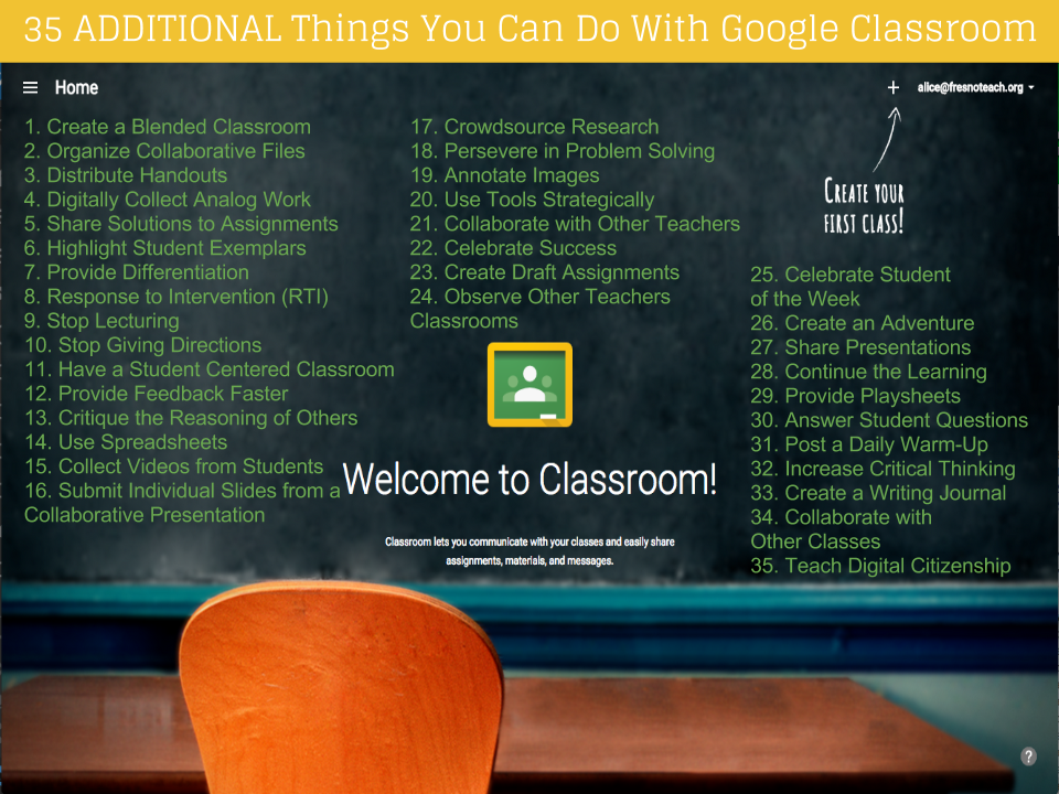 alicekeeler's tweet photo. 35 More Things You Can Do With Google Classroom https://t.co/jyp5nUQKDe https://t.co/MN8y5ufcVS