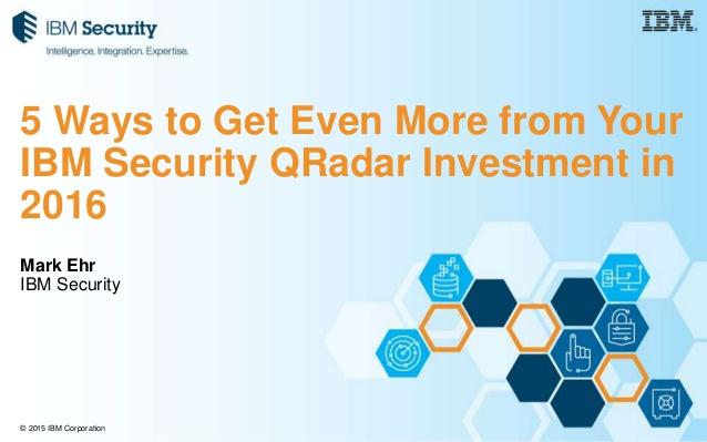 SymoneRhooms's tweet photo. 5 Ways to Get Even More from Your IBM Security #QRadar Investment in 2016 https://t.co/GIAedct72P https://t.co/pXb3kql2ZB