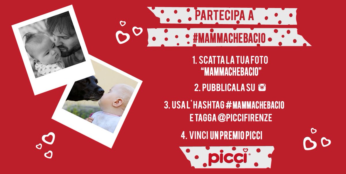 PicciFirenze's tweet photo. Febbraio è il mese dell'#amore. Celebratelo con noi partecipando a #mammachebacio! Per i #vincitori tre premi Picci! https://t.co/dNEqGW48F5