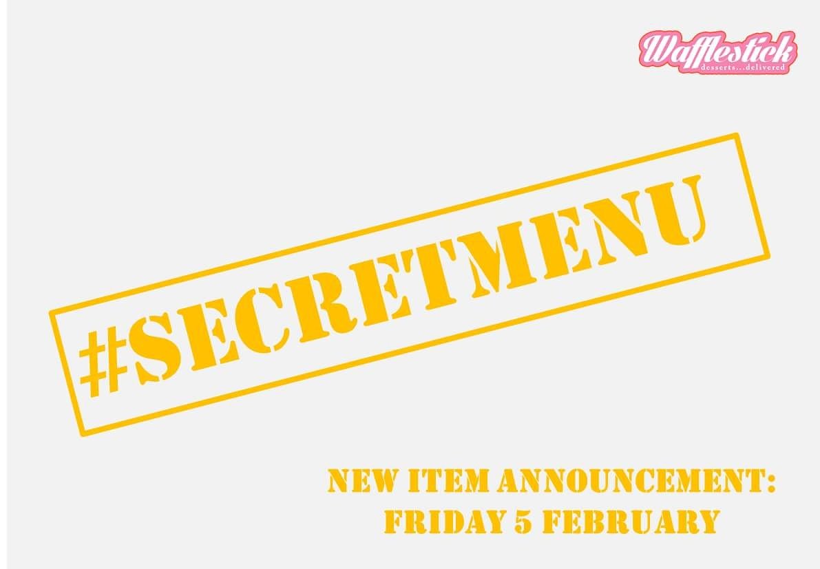 NEW #SECRETMENU ITEM THIS FRIDAY.. Exclusive items only available to our social media followers, the #waffleteam!