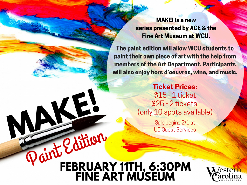 ACEwcu's tweet photo. 3 great ACE events coming your way Cats! Get your tix while they're still available. https://t.co/0Mx4vg0xOh @wcu https://t.co/Egdmo9oRZ9